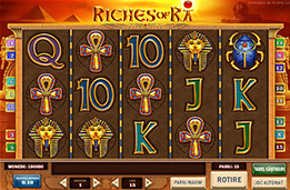 20 de rotiri gratuite numai la Riches of Ra, oferit de Winmasters
