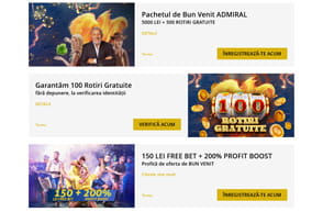 Super promotii la Admiral Casino