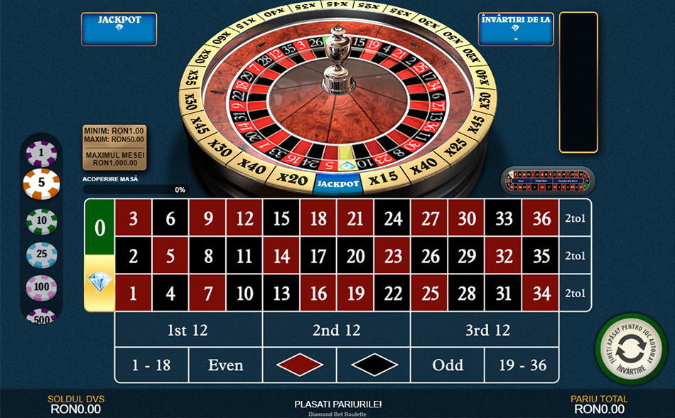 Diamond Bet Roulette de la Fortuna Casino