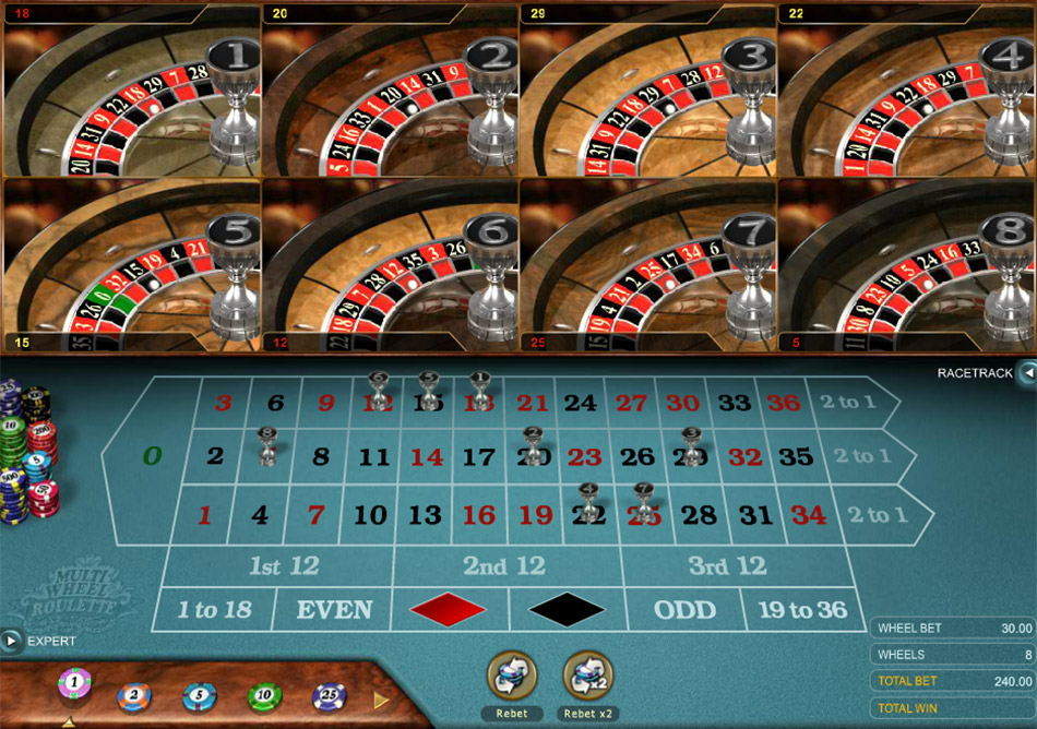 Multi-Wheel Roulette de la Winmasters casino