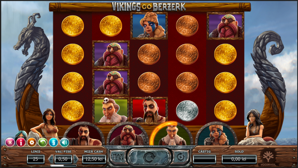 Turnee de sloturi cu vikingi la Unibet Casino