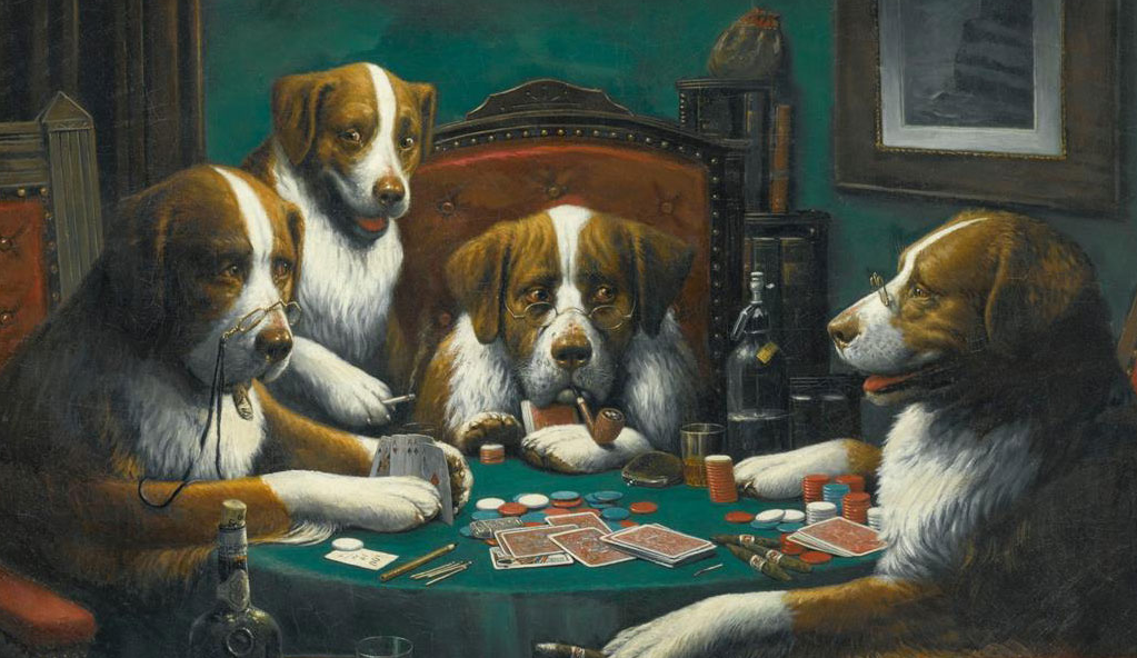 Imagine cu pictura lui Coolidge
