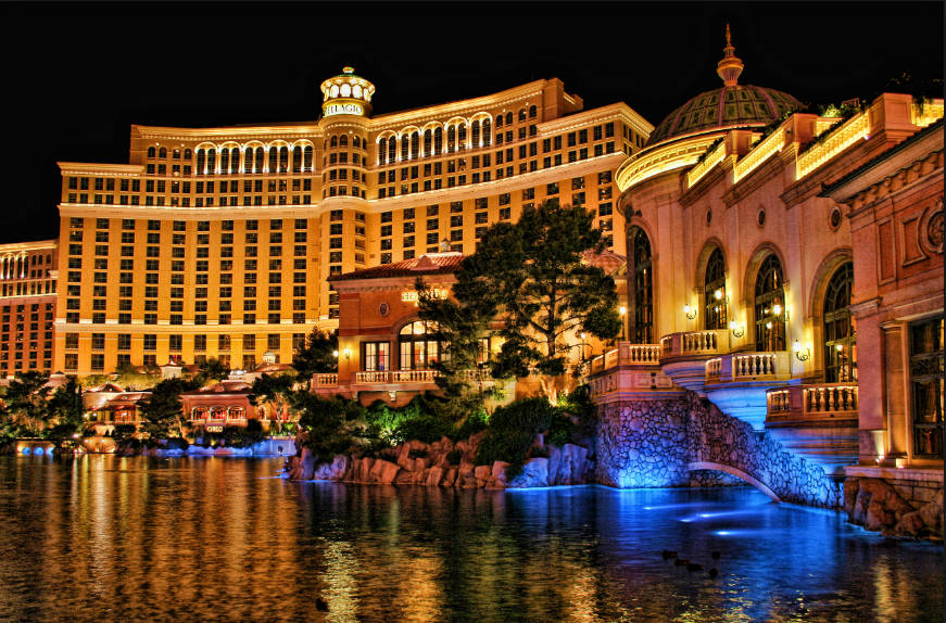 Imagine cazinoul Bellagio din Las Vegas