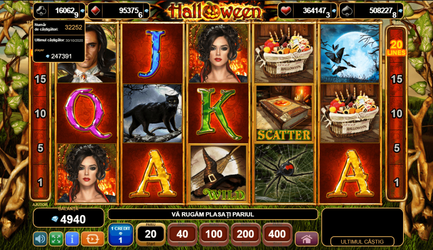 Halloween slot EGT online