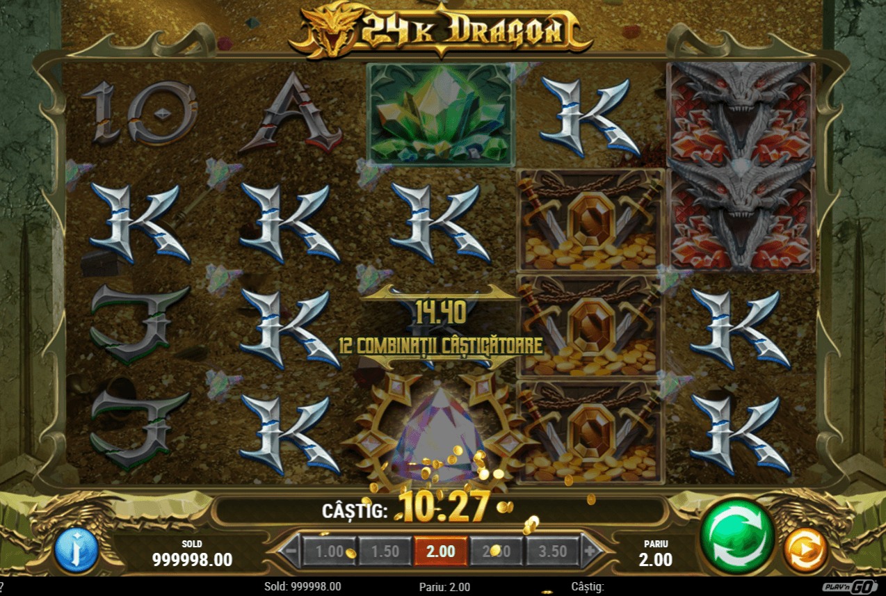 Caracteristici speciale 24K Dragon